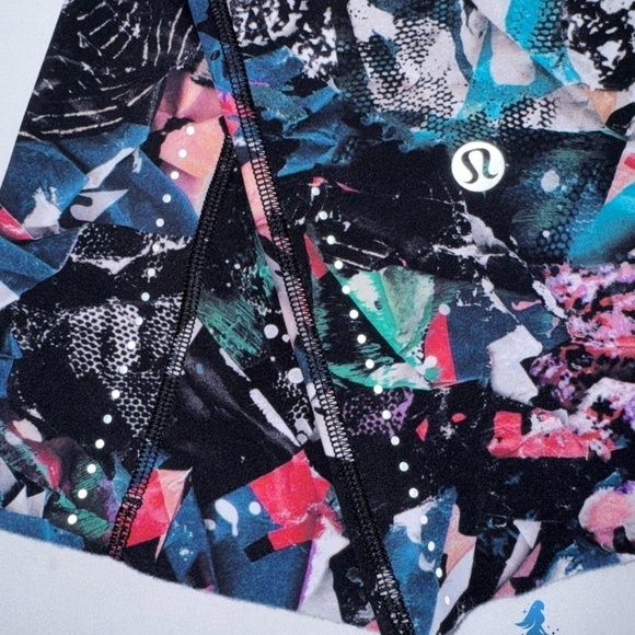 1061 lululemon Fast & Free Crop II *Nulux 19" - Size 4 - Color Crush Multi - Picture 9 of 15